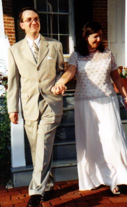 The Happy Couple leave the 